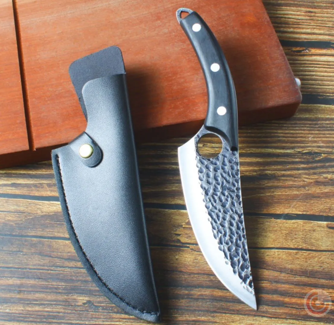 Huusk Jараnеѕе Handmade Kitchen Knife with Leather Case