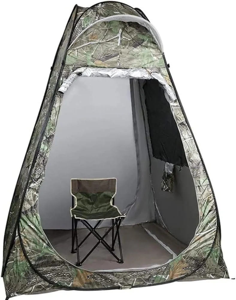 Ice Fishing Shelter Tent 2 People Ice Fishing Tent Sunshade Winter Ice Fishing Tents Large Space for Changing Outdoor Fishing Bathing Storage Room(Green)