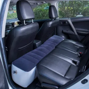 Inflatable Car Air Travel Bed Mattress for Back Seat Gap Pad, 130×28×42 cm Auto Accessories Inflation Bed Without AIR Pump