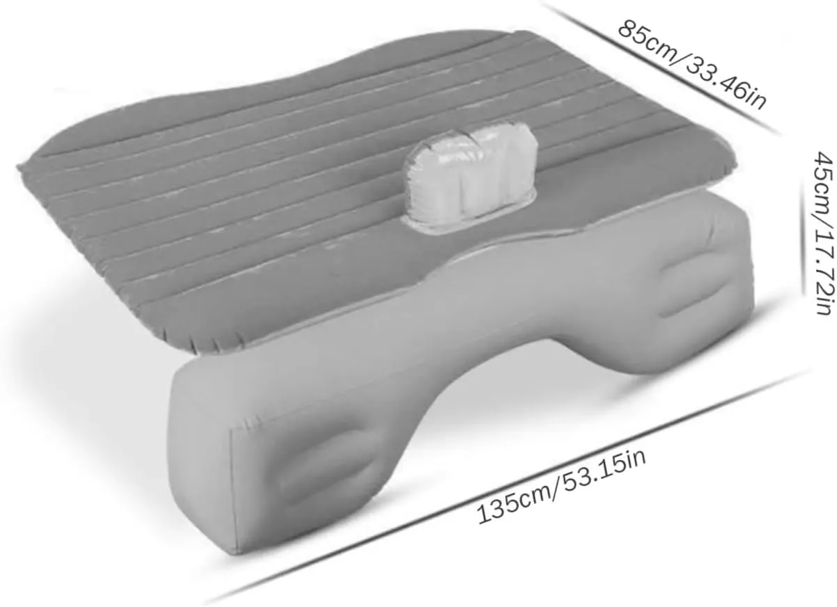 Inflatable Car Mattress for Mitsubishi Pajero Sport 2011-2017, Thickened Portable Collapsible Travel Mattress Sports Outdoors All Weather Use,A