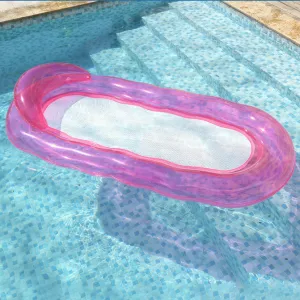 Inflatable Floating Water Hammock Pool Lounger Swimming Mattress Beach Recliner
