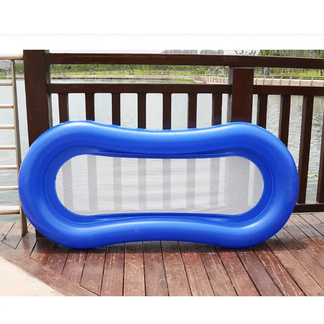 Inflatable Floating Water Hammock Pool Lounger Swimming Mattress Beach Recliner