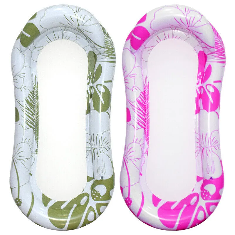 Inflatable Floating Water Hammock Pool Lounger Swimming Mattress Beach Recliner