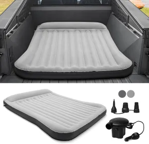 Inflatable Truck Bed Air Mattress for Tesla Cybertruck 2024 2025 Accessories Thicken Air Mattress Sleeping Truck Tent Beds for Outdoor Camping Travel Inflatable Air Bed with Pump, Carry Bag