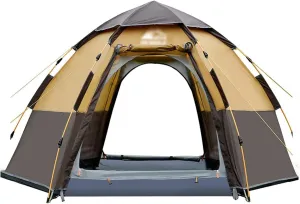 Instant Pop Up Tent Family Camping Tent 3/4/5/6/7/8 Person Portable Tent Automatic Tent Windproof for Camping Hiking Mountaineering