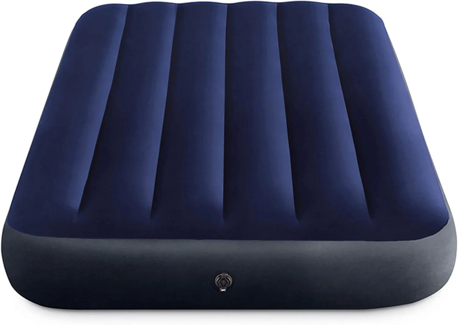 Intex 75 x 39 x 10 Inch Dura-Beam Fiber-Tech Vinyl Standard Downy Air Mattress with Plush Top and 2-in-1 Valve, Twin (Pump Not Included)