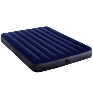 Intex Classic inflatable Downy AirBed mattress, Double, condition new, open, scruffy box