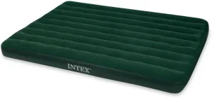 Intex Queen Prestige Downy Airbed with Hand Held Battery Pump