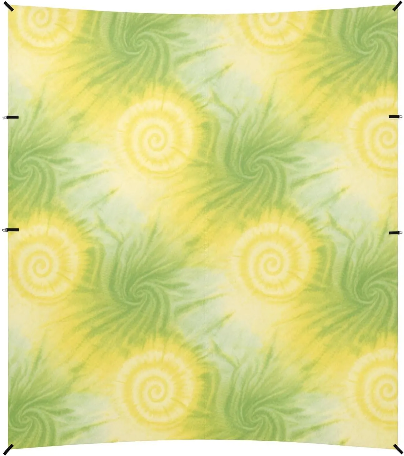 Irregular tie-dye in Yellowish-Green Beach Cabana Tent UPF50  Protection Water-Resistant Large Portable Sun Shelter with Carrying Bag for Backyard, Grassland, Park