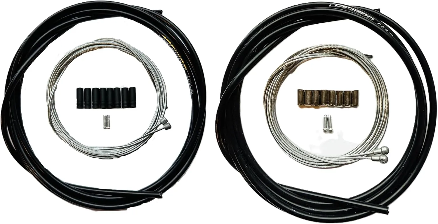 Jagwire Road Shop KIT - Complete Brake & Shifter Cable and Housing Kit- Black - SRAM/Shimano