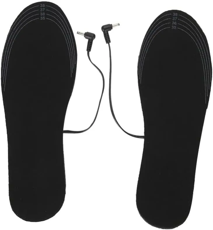JCDZSW CSCDD 1 Pair Heated Shoe Insoles Foot Warming Pad Feet Warmer Sock Pad Mat Winter Outdoor Sports Heating Insoles Winter Warm Soles(41-46)