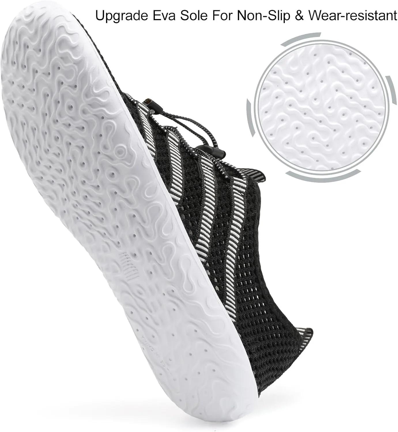 JIASUQI Athletic Hiking Beach Water Shoes Barefoot Aqua Swim Sports Walking Shoes for Women Men