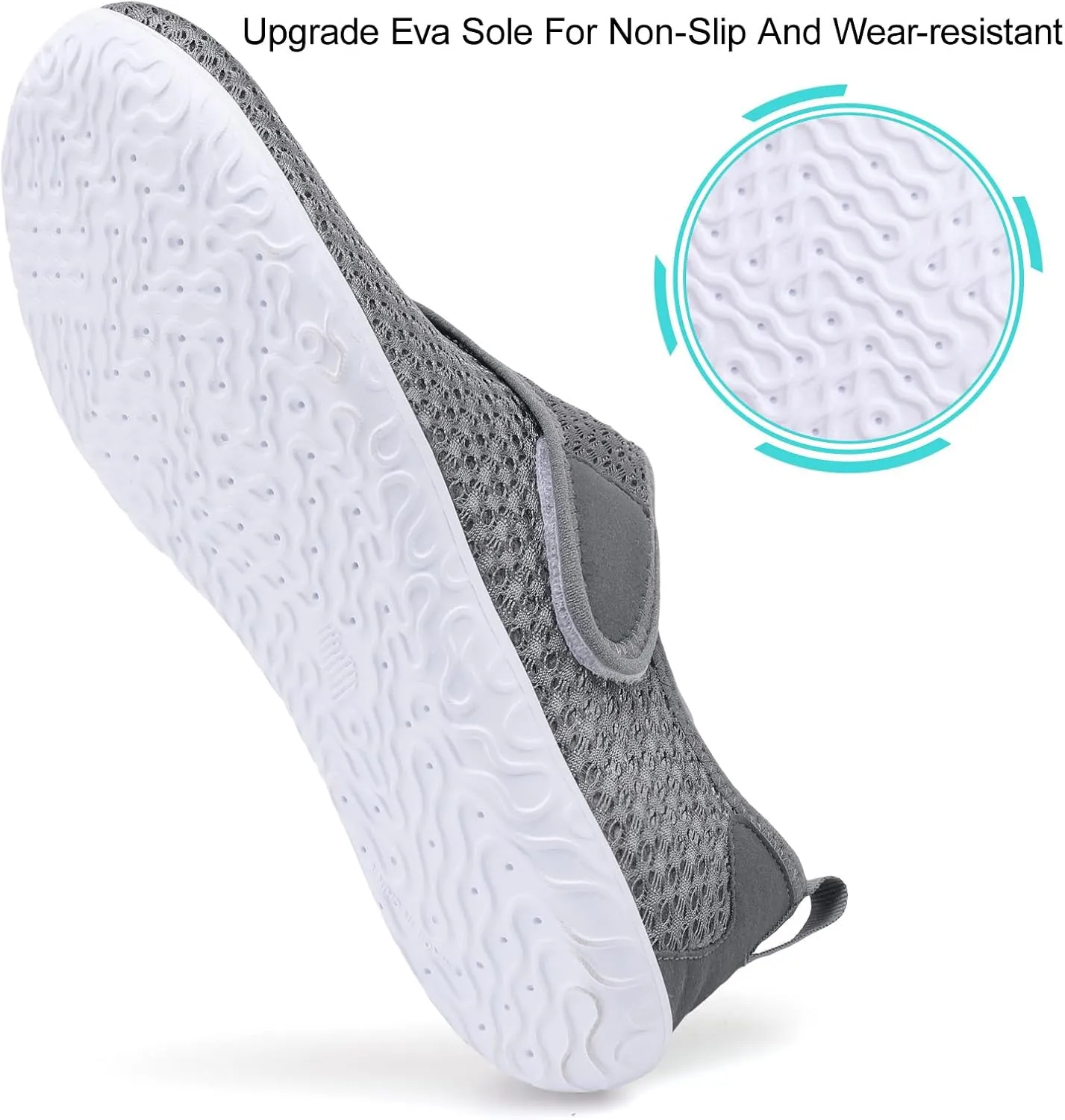 JIASUQI Athletic Hiking Beach Water Shoes Barefoot Aqua Swim Sports Walking Shoes for Women Men