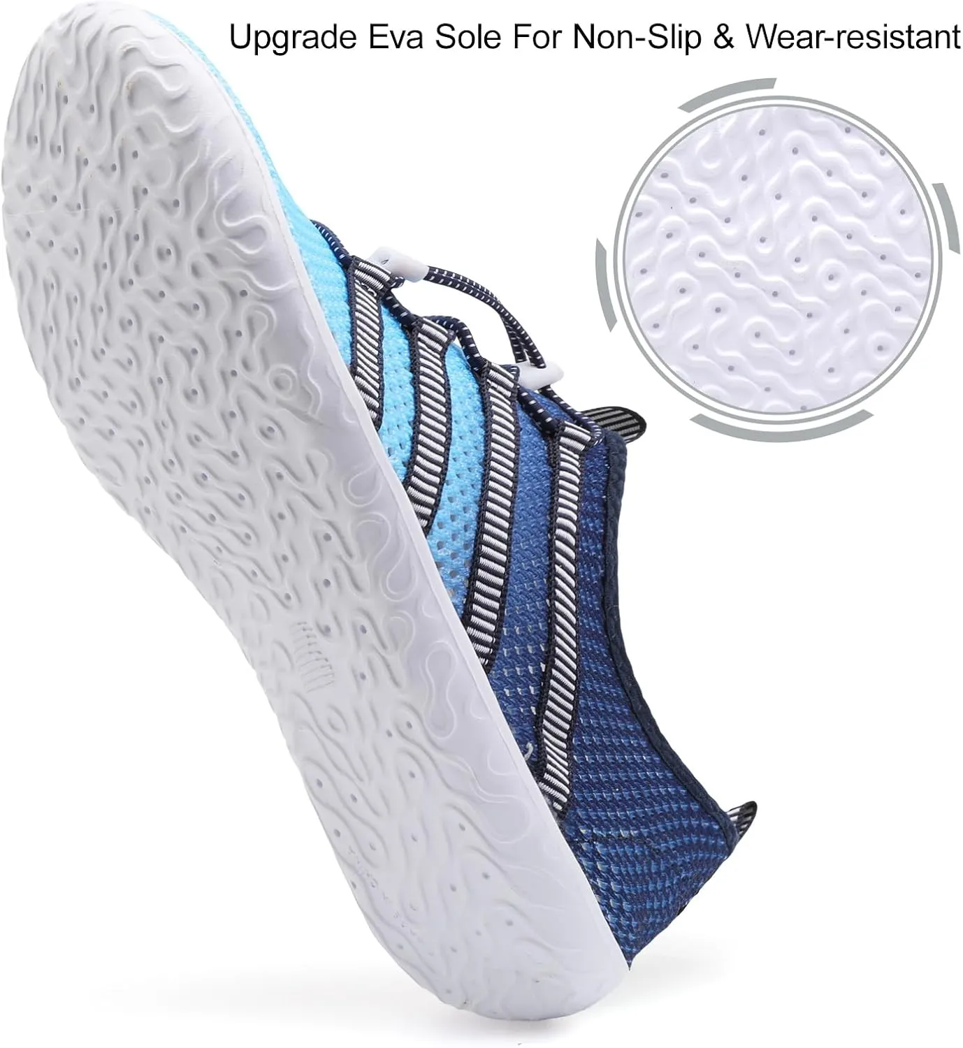 JIASUQI Athletic Hiking Beach Water Shoes Barefoot Aqua Swim Sports Walking Shoes for Women Men