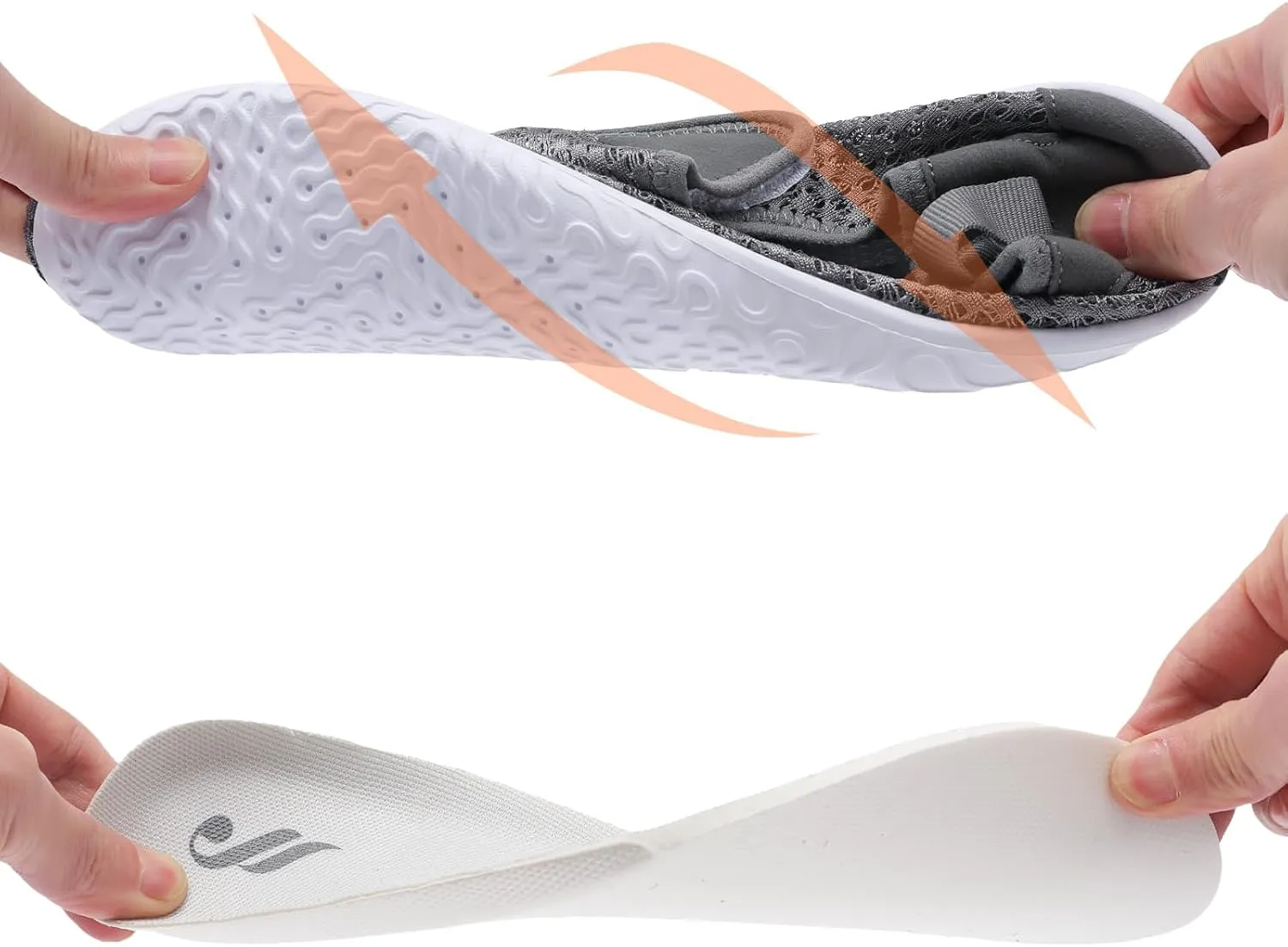 JIASUQI Athletic Hiking Beach Water Shoes Barefoot Aqua Swim Sports Walking Shoes for Women Men