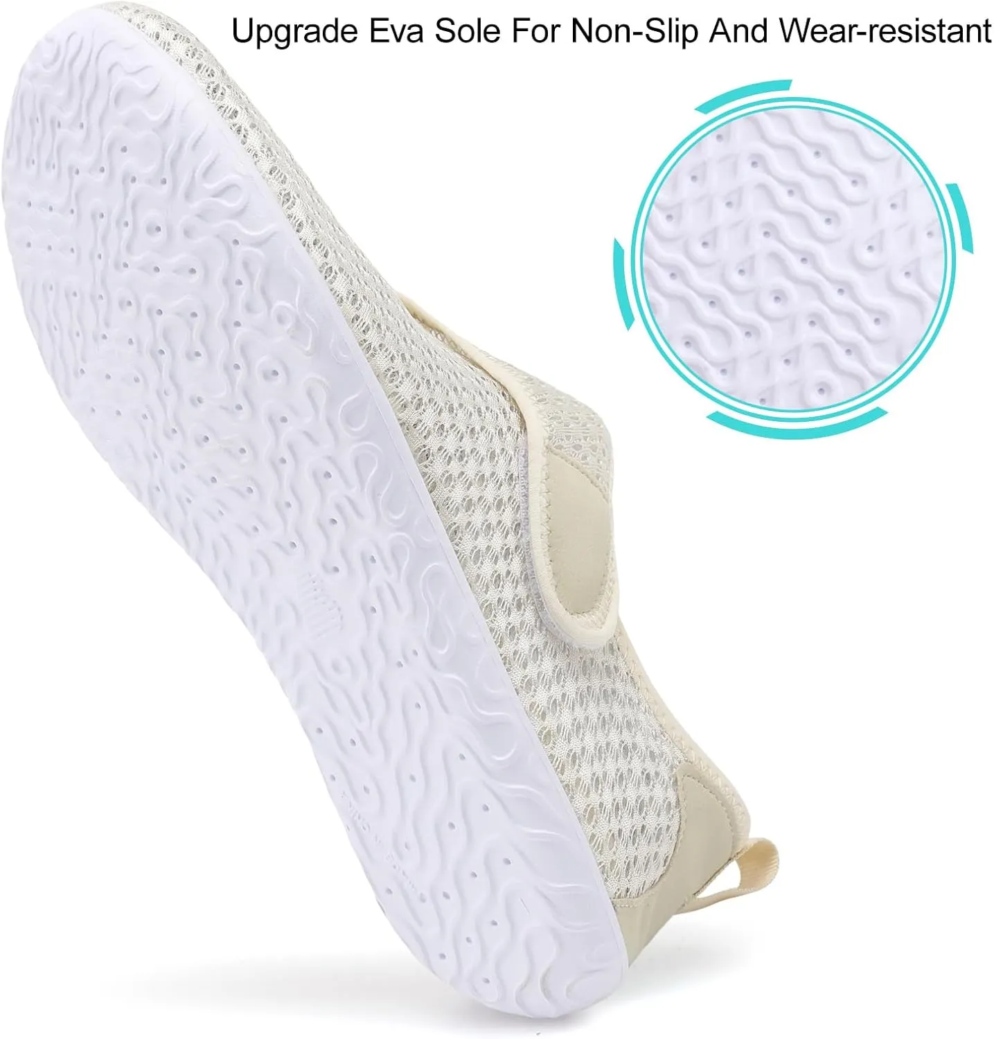 JIASUQI Athletic Hiking Beach Water Shoes Barefoot Aqua Swim Sports Walking Shoes for Women Men