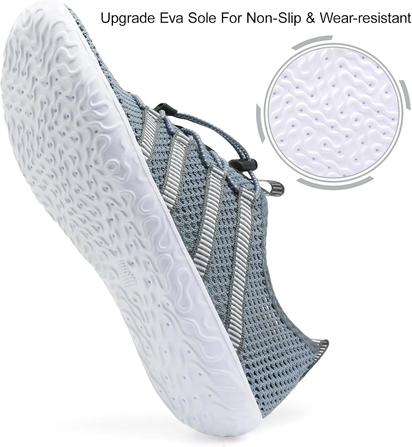 JIASUQI Athletic Hiking Beach Water Shoes Barefoot Aqua Swim Sports Walking Shoes for Women Men