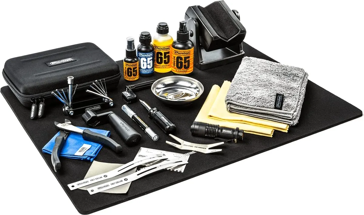 JIM DUNLOP SYSTEM 65 COMPLETE SETUP TECH PACK Guitar Cleaning and Care Product (DGT302)