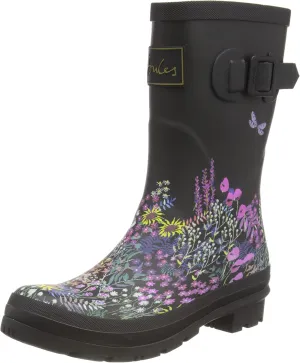 Joules Molly Welly Black Ditsy 10 B (M)
