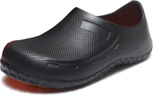 JSWEI Chef Shoes for Men - Professional Oil Water Resistant Nursing Chef Shoe，Non-Slip Safety Working Shoes for Kitchen Garden Bathroom Construction