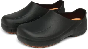 JSWEI Chef Shoes Men -Waterproof and Oil-Proof Clogs Non Slip Kitchen Shoes for Men Nursing Shoes Garden Shoes Outdoor Chef Clogs for Kitchen Food Service