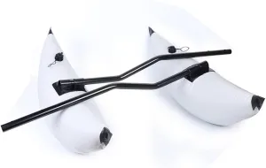 Kayak Float, 2X PVC Inflatable Kayak Outrigger Canoe Stabilizer Kit, Detachable Fishing Boat Float Tube Stabilizers for Marine Boat, Kayak, Canoe