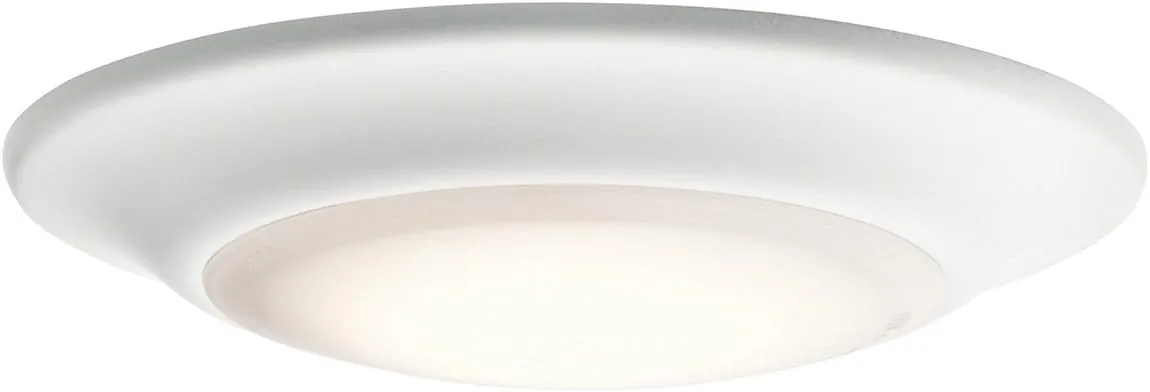 Kichler 43848WHLED30T Horizon 6.5" LED 3000K Downlight in White