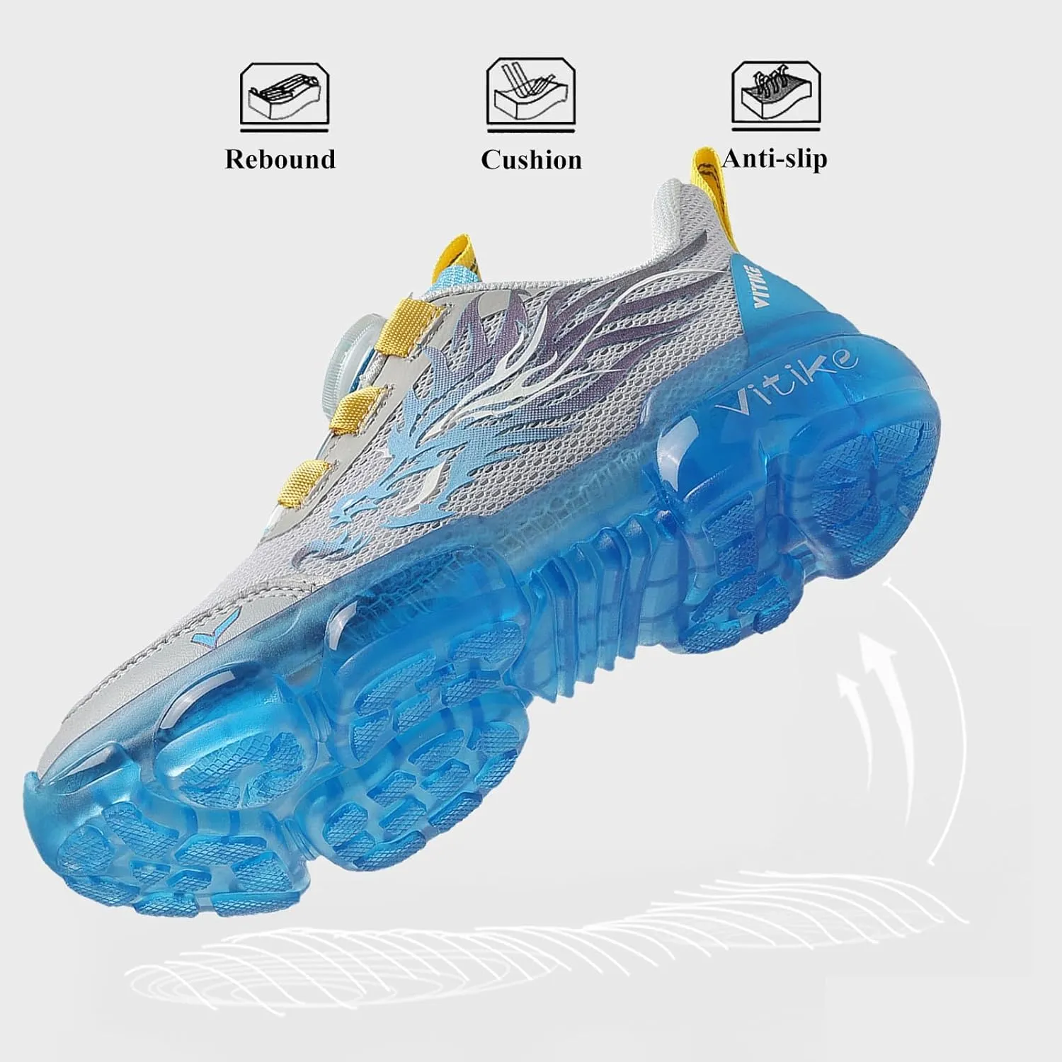 Kids Sneakers Boys Girls Running Tennis Shoes Athletic Sports Casual