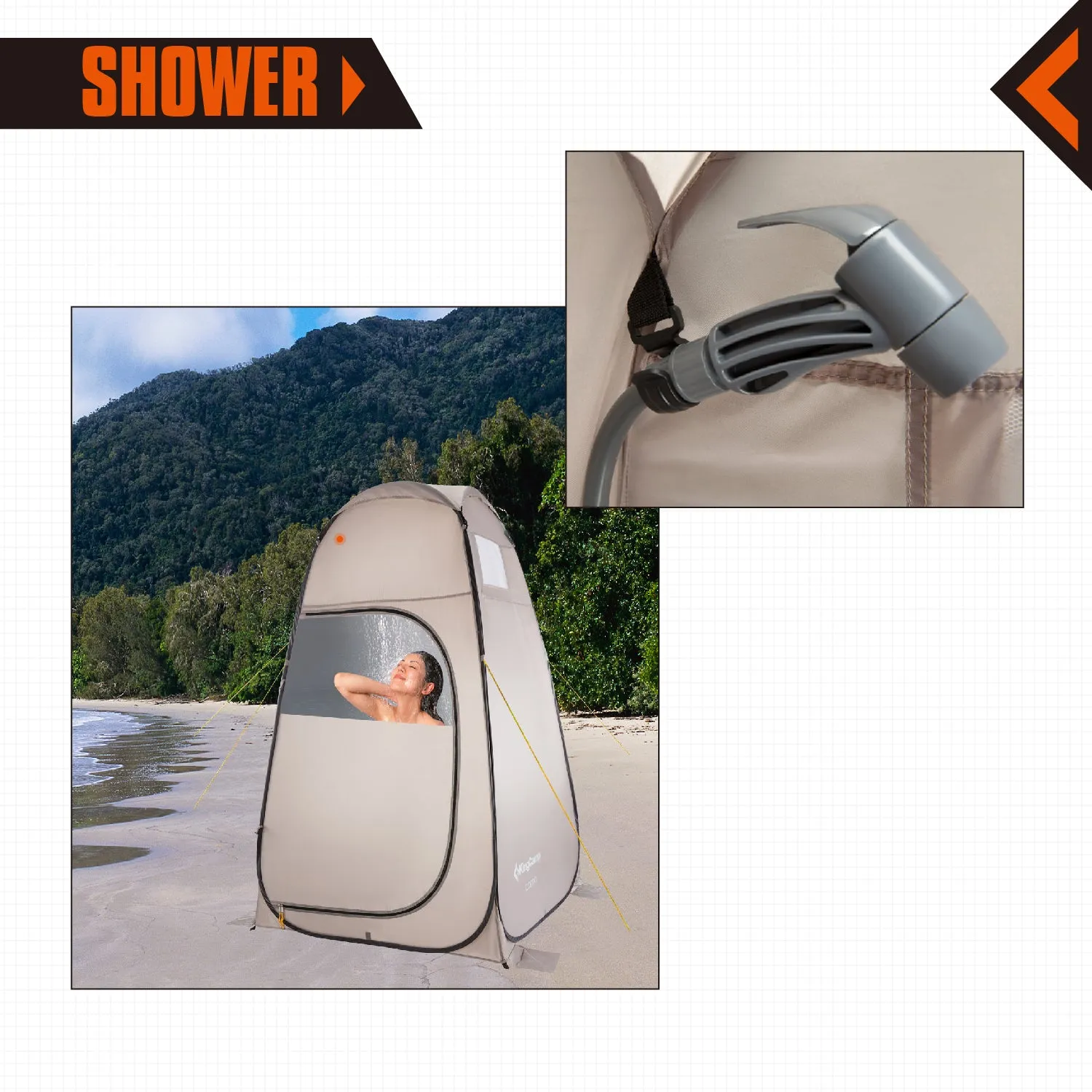 KingCamp Portable Showers & Privacy Enclosures