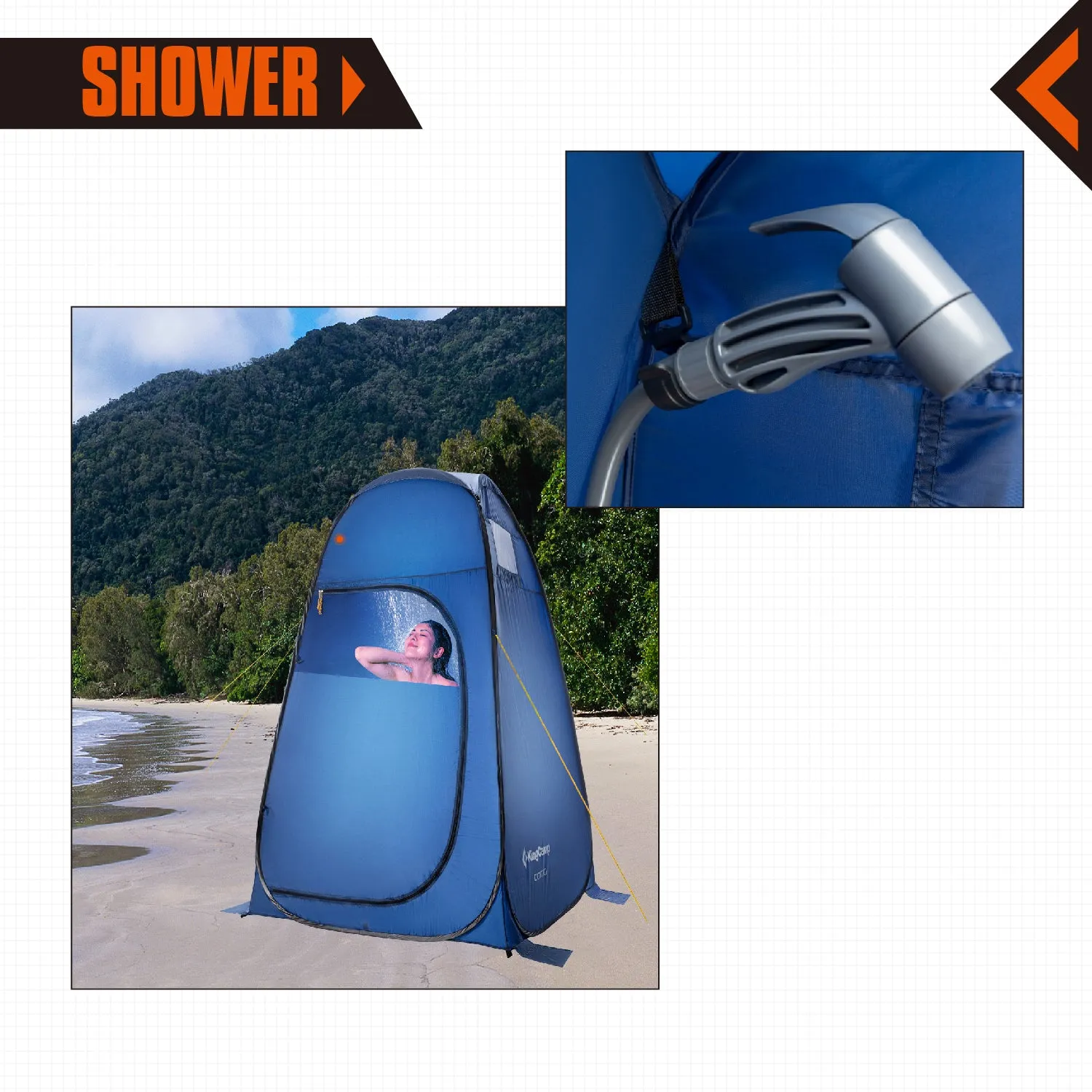 KingCamp Portable Showers & Privacy Enclosures