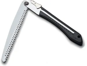 Kings County Tools Folding Pruning Saw | Fast Cutting Japanese Style Teeth | 10” Long Blade 12" When Folded | 3/16” Tooth Depth | Rubber Handle Grip | All-Steel Body