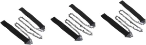 Kisangel 3pcs Outdoor Portable Hand Saw Pocket Chainsaw Hiking Accessory Survival Self Cleaning Razor