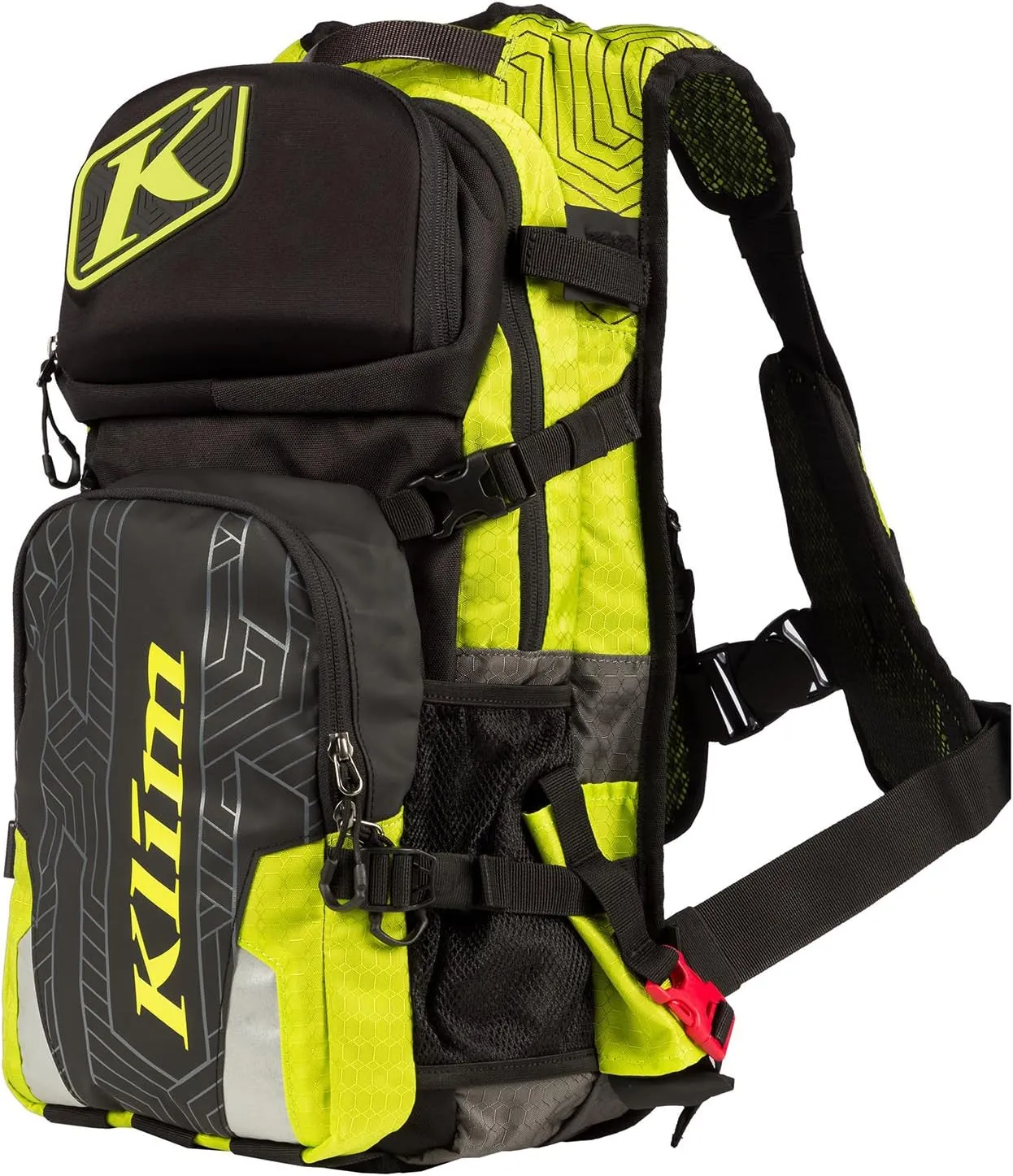 KLIM Nac Pak Technical Backpack Shape Shift 3 Liter Hydrapak - Lime
