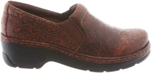 Klogs Footwear Naples Women's Shoes - Premium Nursing Shoes for Superior Comfort & Stability - Slip-Resistant Outsoles, Supportive Insoles, Lightweight Design Brown Jw Floral Size 10 Medium US