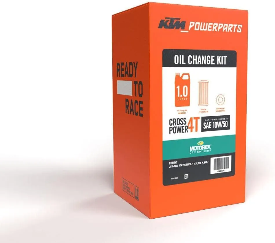 KTM/Motorex Oil Change Kit 10W/50 (1.0L) - U6921040