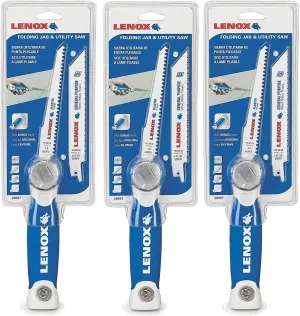 LENOX Tools Folding Jab and Utility Saw (20997TFHS618636) (Тhree Pаck)