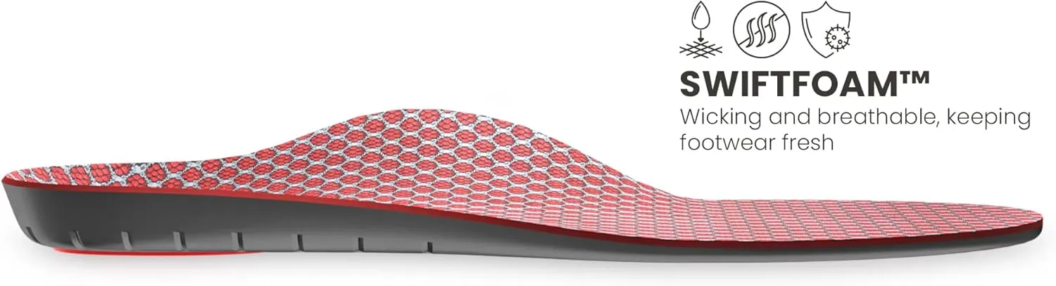 LightFeet Active Support Insoles: Arch Support Insoles Designed for Support & Comfort by Australian Podiatrists | 3-Step Arch Support for Optimal Alignment & Injury Prevention - L