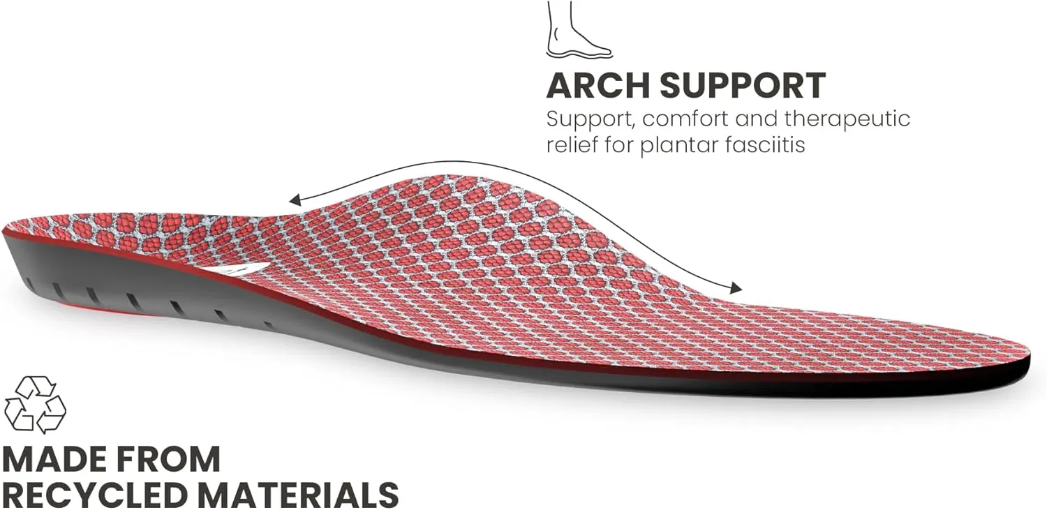 LightFeet Active Support Insoles: Arch Support Insoles Designed for Support & Comfort by Australian Podiatrists | 3-Step Arch Support for Optimal Alignment & Injury Prevention - L