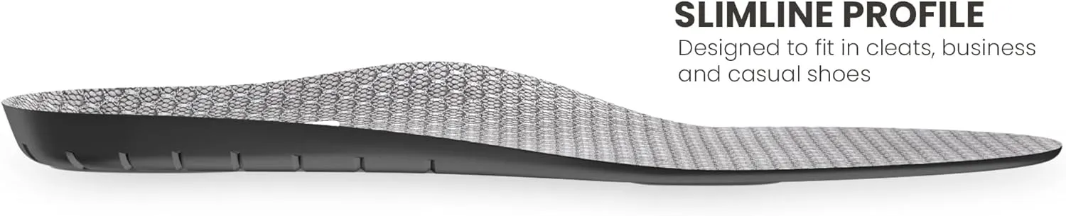 Lightfeet Slimfit Support Insoles: Optimal Support, Fit, & Comfort for Slim-Fit Shoes | Designed by Australian Podiatrists | Boost Muscle Efficiency, Reduce Joint Stress & Impact – M