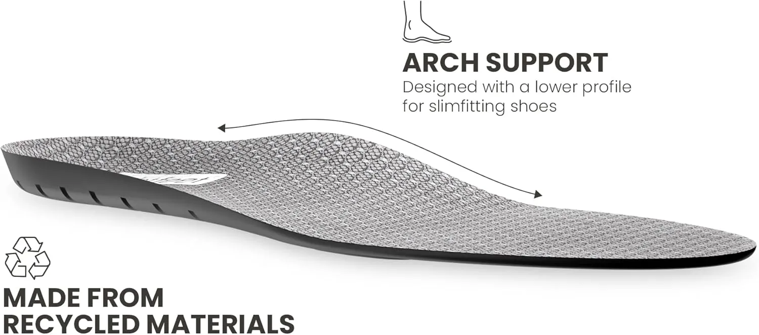 Lightfeet Slimfit Support Insoles: Optimal Support, Fit, & Comfort for Slim-Fit Shoes | Designed by Australian Podiatrists | Boost Muscle Efficiency, Reduce Joint Stress & Impact – M