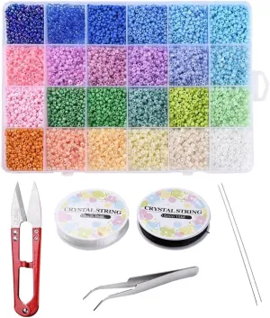 Locsanity Loc Sprinkles Complete Installation Kit Glass Beads - Locs, Sisterlocks, Dreadlocks, Microlocks, Dreads (Complete Kit)