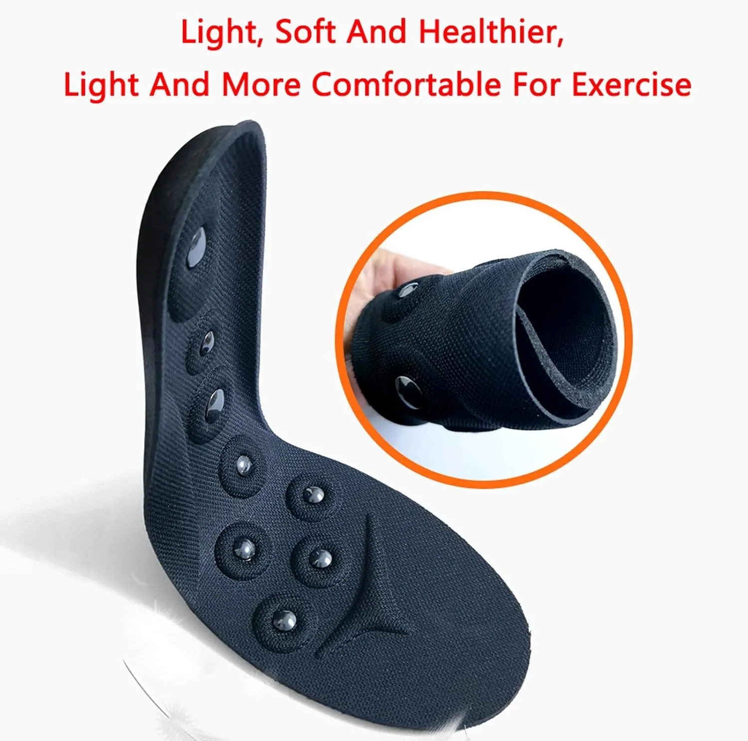 Magnetic Insoles, Acupressures Insoles for Weight Loss, Acupressures Magnetic Insoles for Women & Men, Reflexology Insoles, Orthopedic Massage Insoles,S,1 Pair
