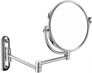 Makeup Mirror Bathroom Metal Vanity Mirror 8-inch Folding Vanity Mirror Double-Sided(8 inches 5X)
