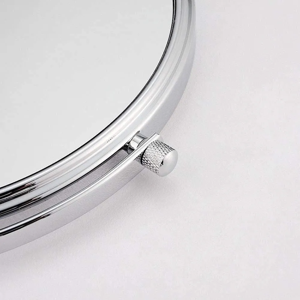Makeup Mirror Bathroom Vanity Mirror 6 Inch Folding Vanity Mirror 7X Magnifying Beauty Mirror Wall Mount Telescopic