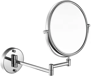 Makeup Mirror Bathroom Vanity Mirror 6 Inch Folding Vanity Mirror 7X Magnifying Beauty Mirror Wall Mount Telescopic