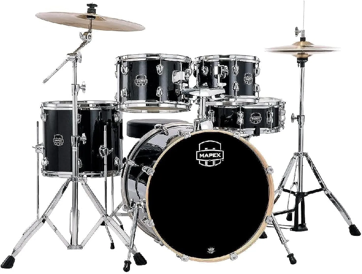 Mapex Venus 5-Piece Fusion VE5044FTC - Black Galaxy Sparkle