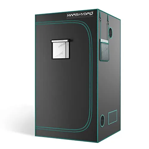 MARS HYDRO 3x3 Grow Tent, 36"x36"x71" Reflective MylarGrow Tents with Removable Floor Tray View Window for Indoor Plant Growing Room for TS1000/FC3000/FC-E3000