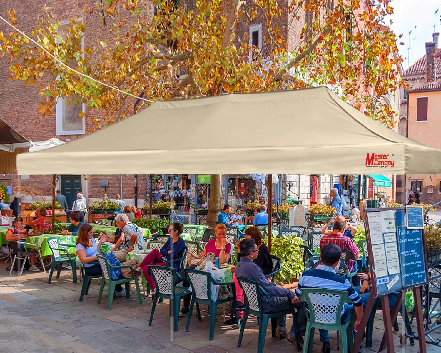 MASTERCANOPY Replacement Pop Up Canopy Top (10x20 Beige)