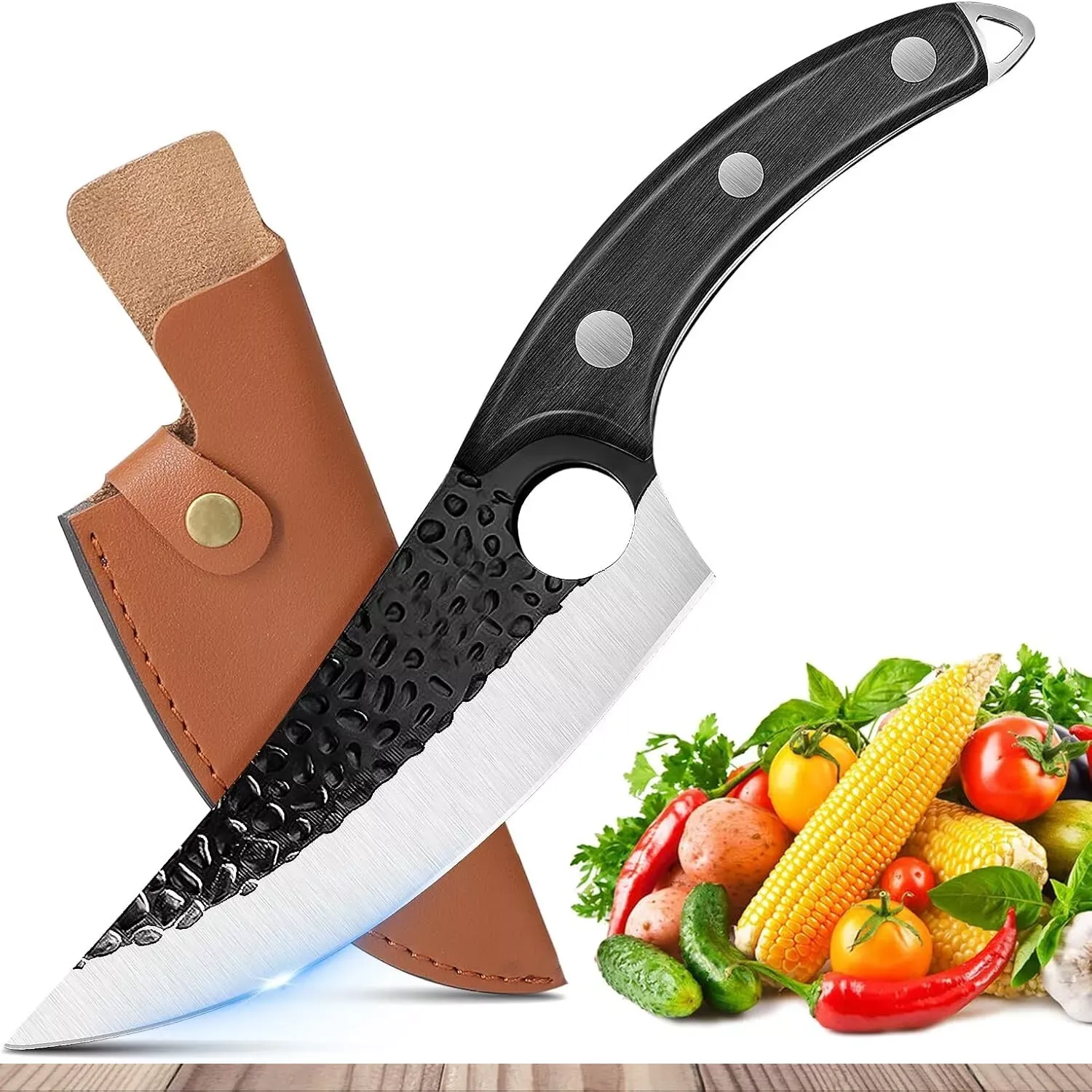 Matsato Handcrafted Knife – Premium Quality with Leather Case