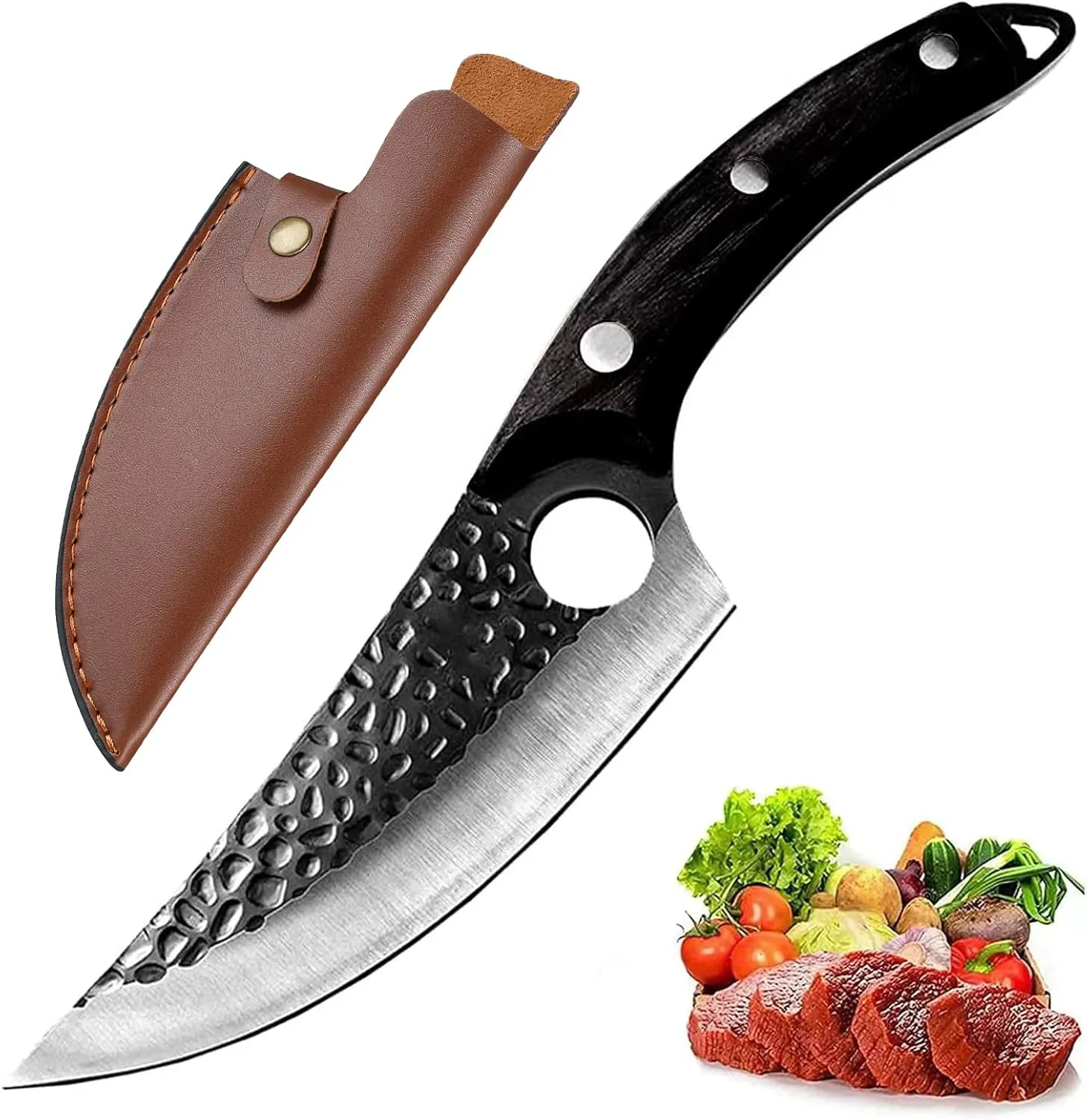 Matsato Handcrafted Knife – Premium Quality with Leather Case